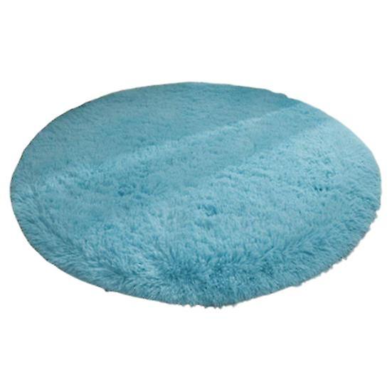 Super Soft Luxury Round Fluffy Area Rug Comfortable Plush 80cm Solid Color