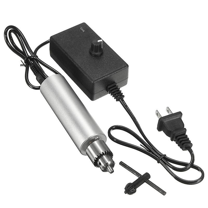 Us Plug Dc 6v-24v Mini Electric Hand Drill 385 Dc Motor With Jt0 Chuck Adjustable Speed Diy Tool Durable