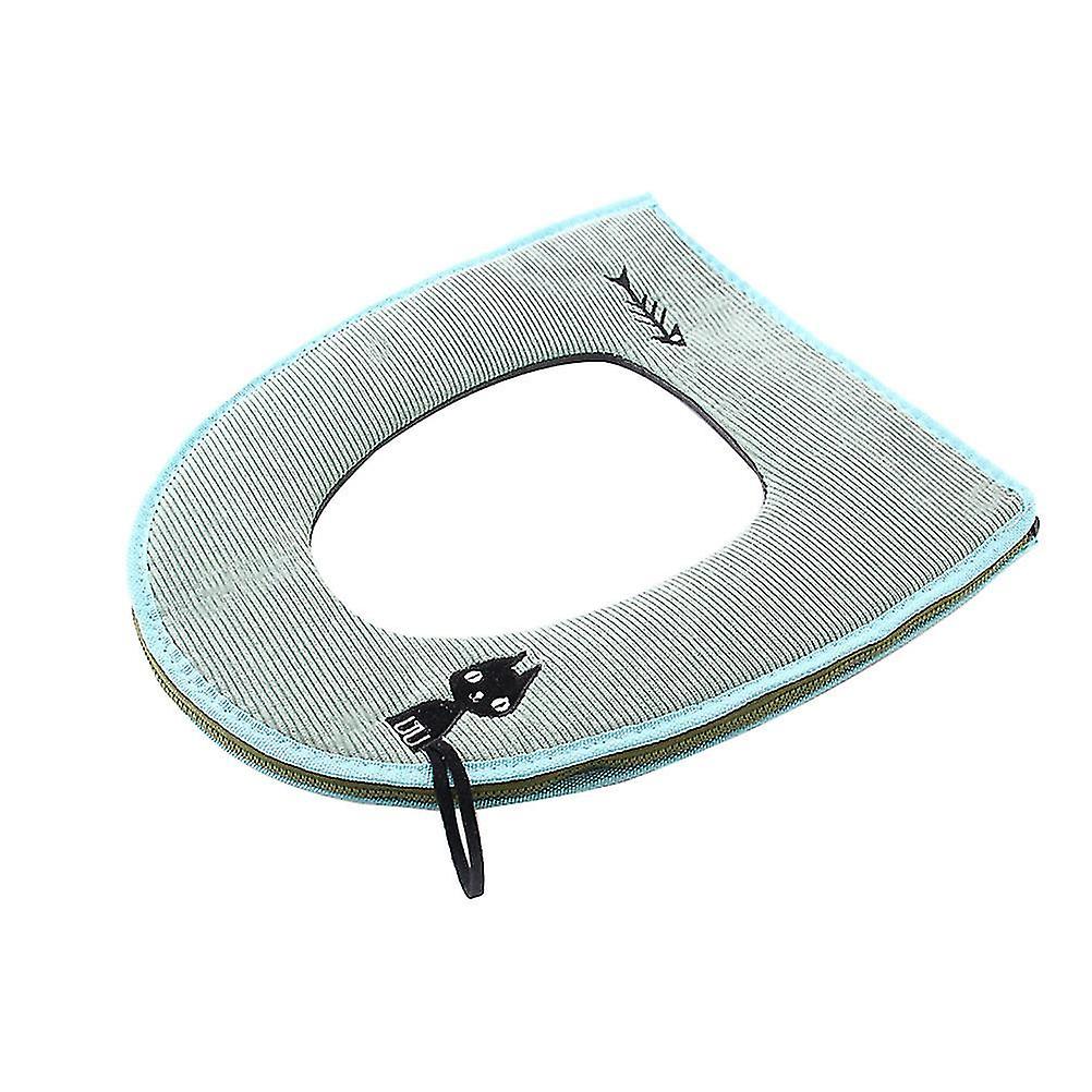 1pc Toilet Mat With Handle Bathroom Supply Soft Toilet Cushion Closestool Cushion For Home Hotel Bat