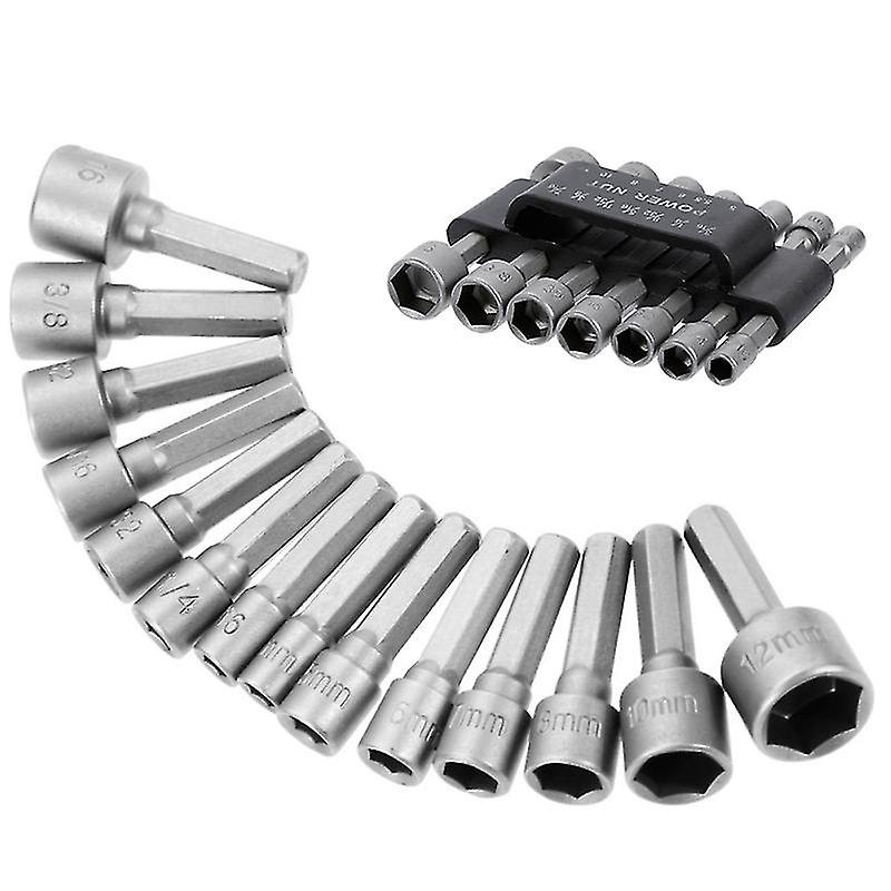 14pcs Hex Socket Adapter