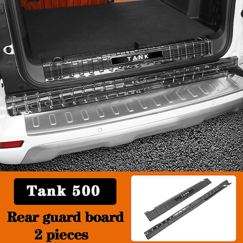 بالنسبة للجدار العظيم Gwm Wey Tank 500 Tank 500 Threshold Bar ترحيب بدواسة الفولاذ المقاوم للصدأ ملحقات تعديل لوحة واقية
