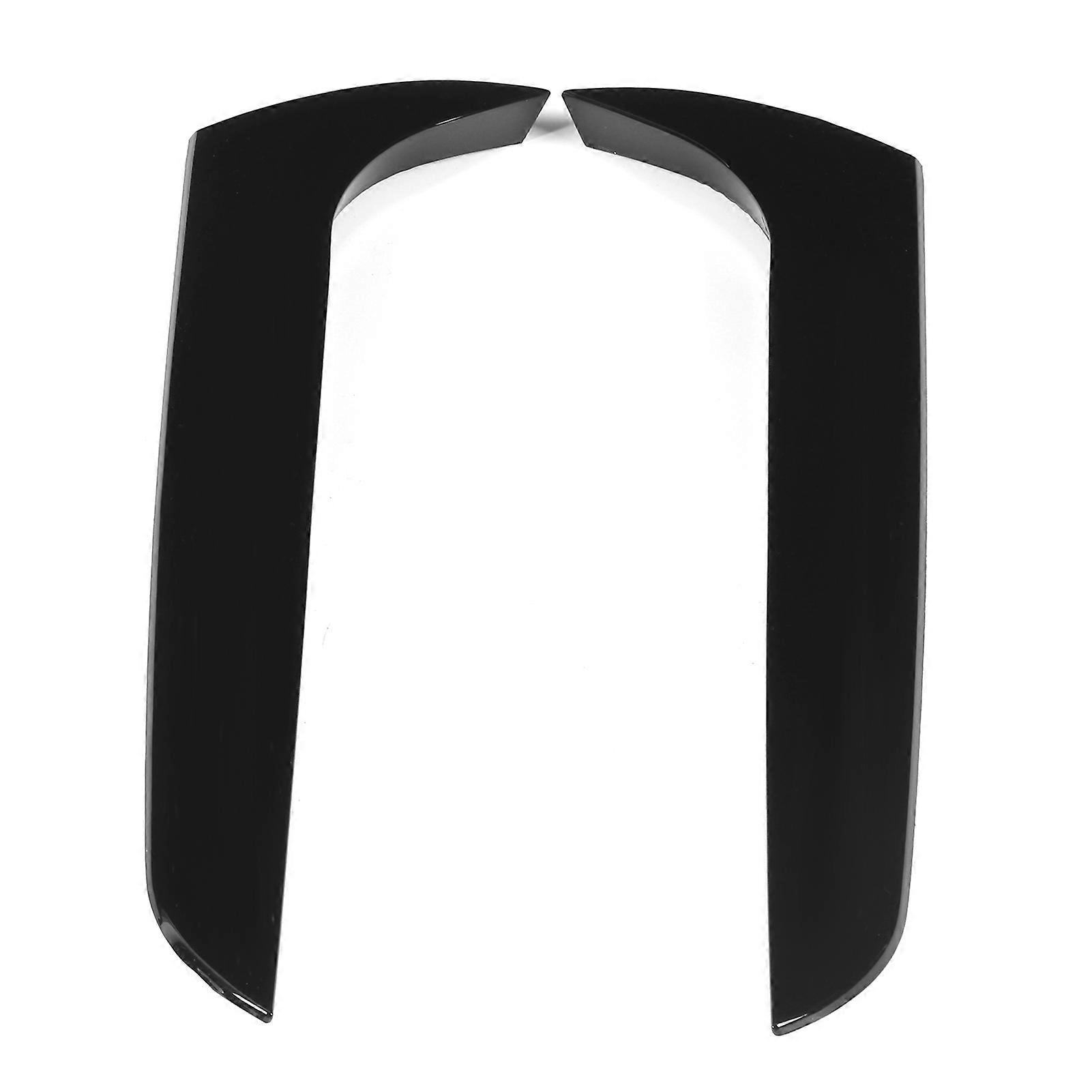 2pcs Rear Back Window Side Spoiler Glossy Black Maintenance Replacement for A4 B8 Allroad Avant 2009~2016 NO.04378
