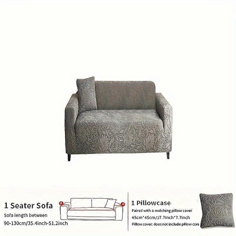 1pc Elastic Sofa Slipcover, Non-slip Sofa Cover, Anti-Cat Scratch Couch Cover Four Seasons Universal Furniture Protector For Bedroom Office Living Roo