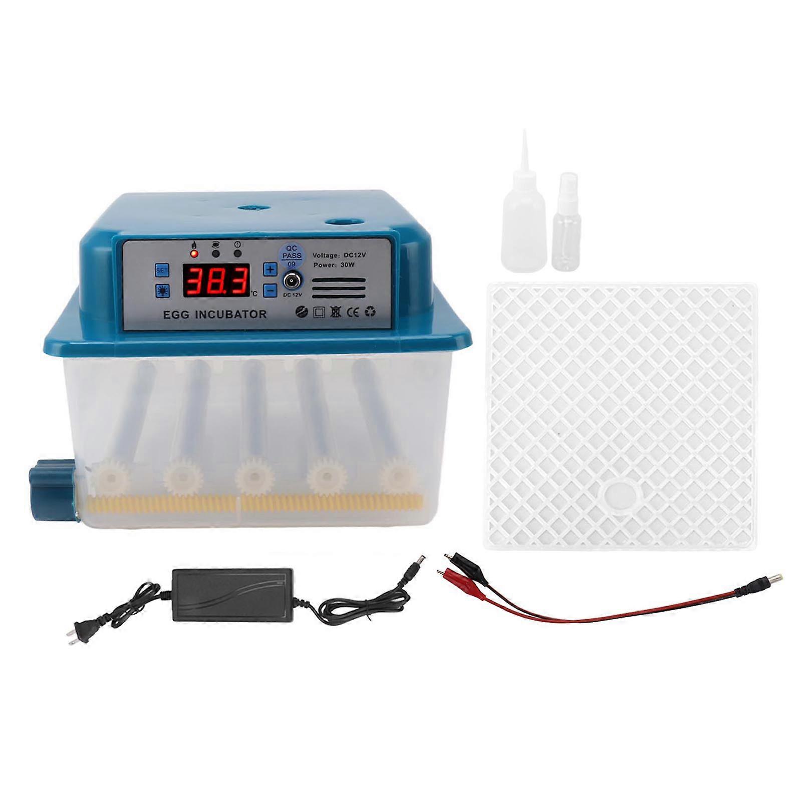 Fully Automatic Chicken Egg Hatcher 16 Eggs Constant Temperature Egg Incubator for Chicken Duck Quail Goose Eggs US Plug 100240V