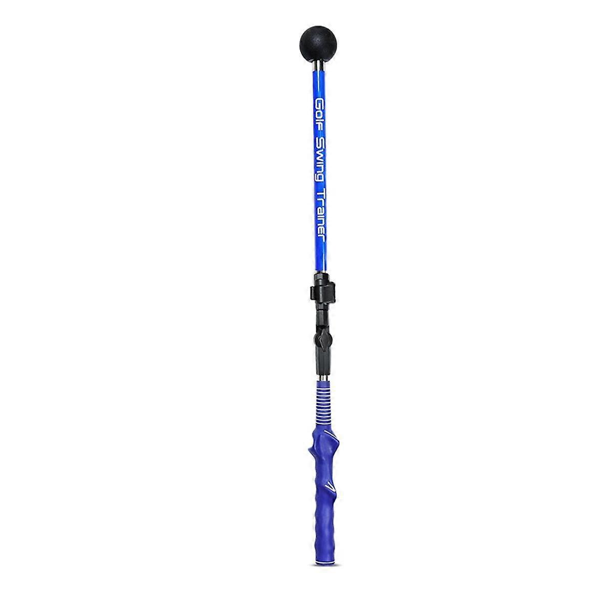 Golf Training Aid Multi Adjustable Golf Swing Training Aid Stick Forearm Rotation Swing Posture Corrector Blue