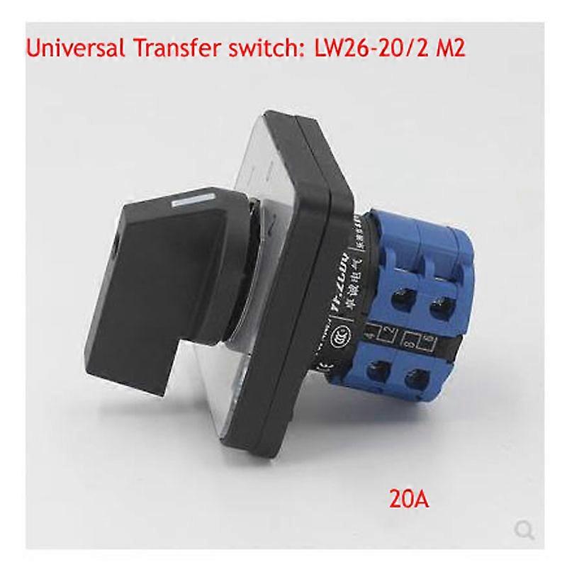 Universal Switch Lw26-20/2 M2 Large Panel Dual Power Switch Reverse Motor Hand Automatic Control
