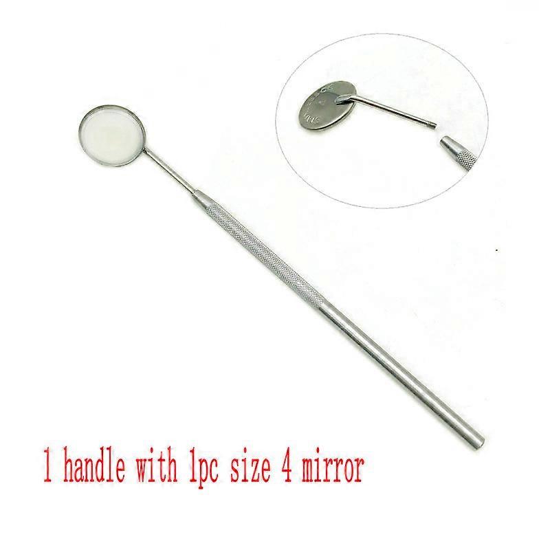 5pcs Dental Mirror Plain Oral Care 22mm Surgical Instruments Replace Tools Dentist
