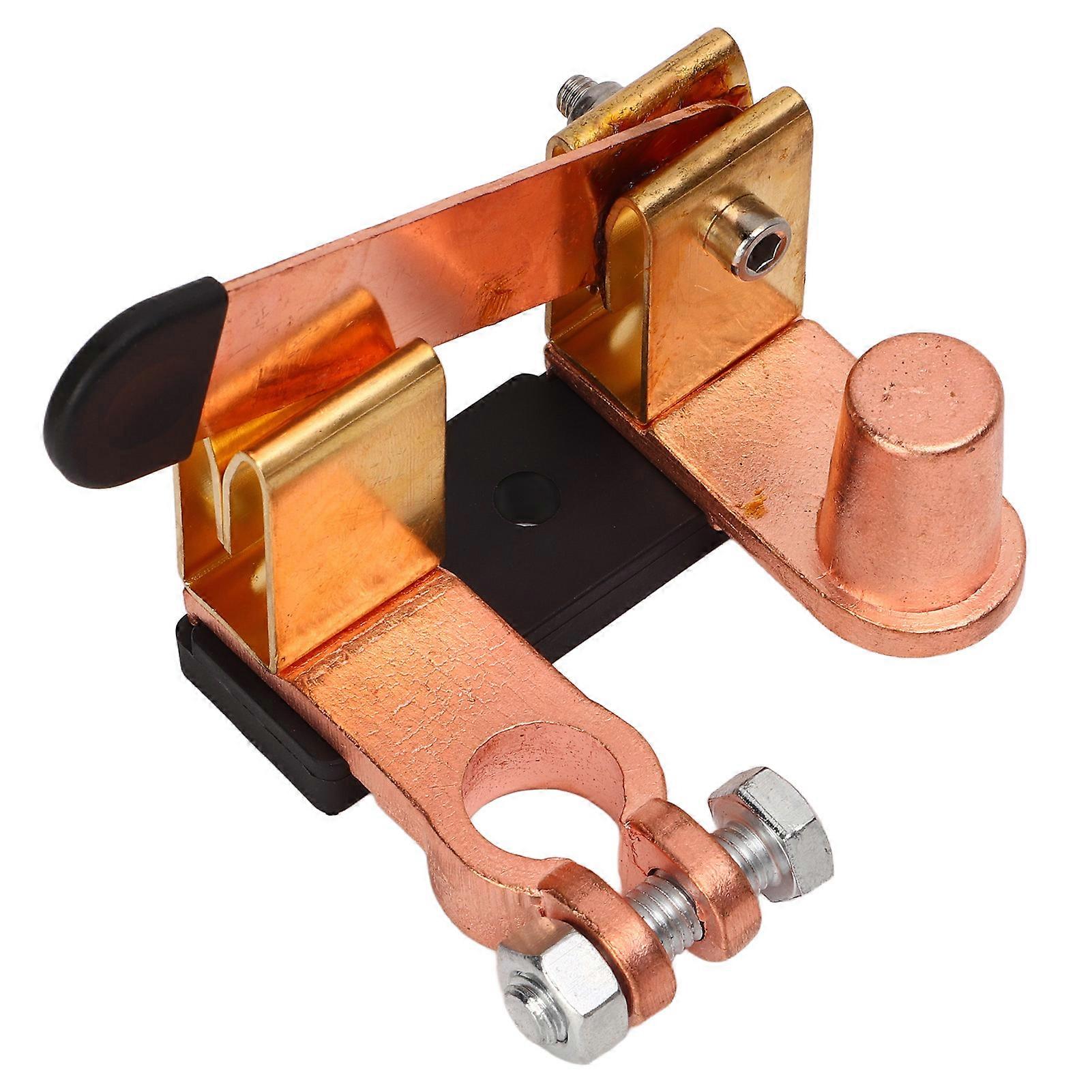 Vertical Knife Blade Negative Battery Disconnect Switch Master Cut Off Isolator for Car Vehicle RV ATV Boat