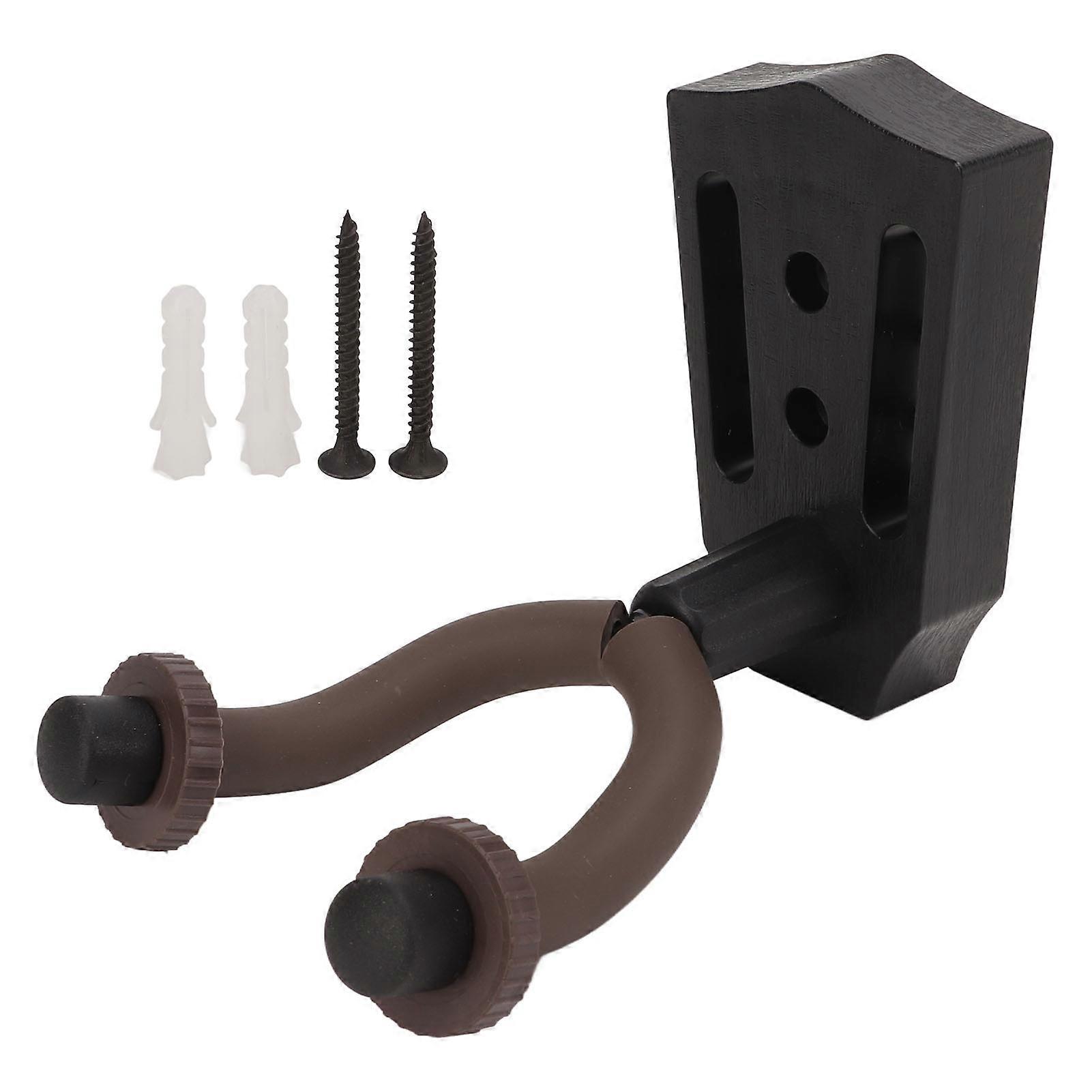 Guitar Wall Mount Holder Violin Neck Rubber Hanger Rack Stringed Instrument Support Bracket