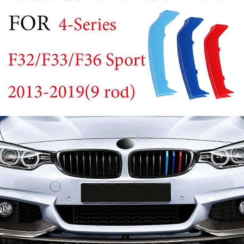 3pcs ABS Car Racing Grille Strip Trim Clip M Performance Clip For BMW 4 Series 4 F32 F33 F36 G22 2014-2023 2019 2021 2023