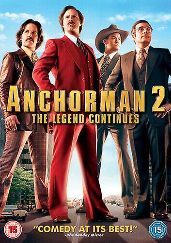Anchorman 2 - The Legend Continues DVD (2014) Will Ferrell McKay (DIR) cert 15 - Region 2