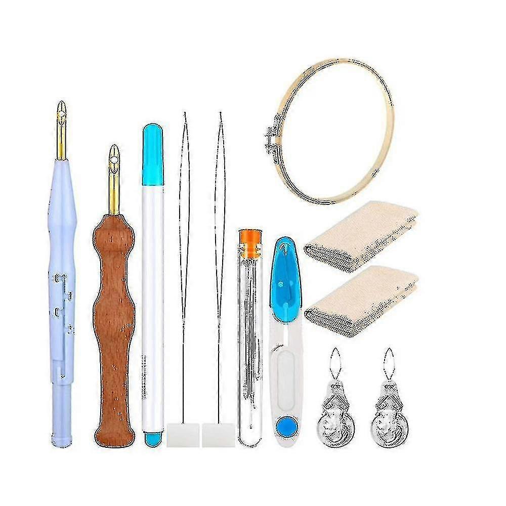 Embroidery Needle Tufting Sets Adjustable Sewing Applique For Diy Craft