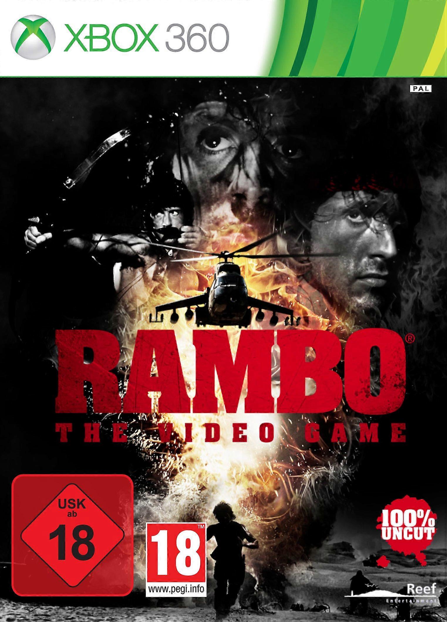 Rambo The Video Game 100 Uncut - Microsoft Xbox 360 - PAL - New & Sealed