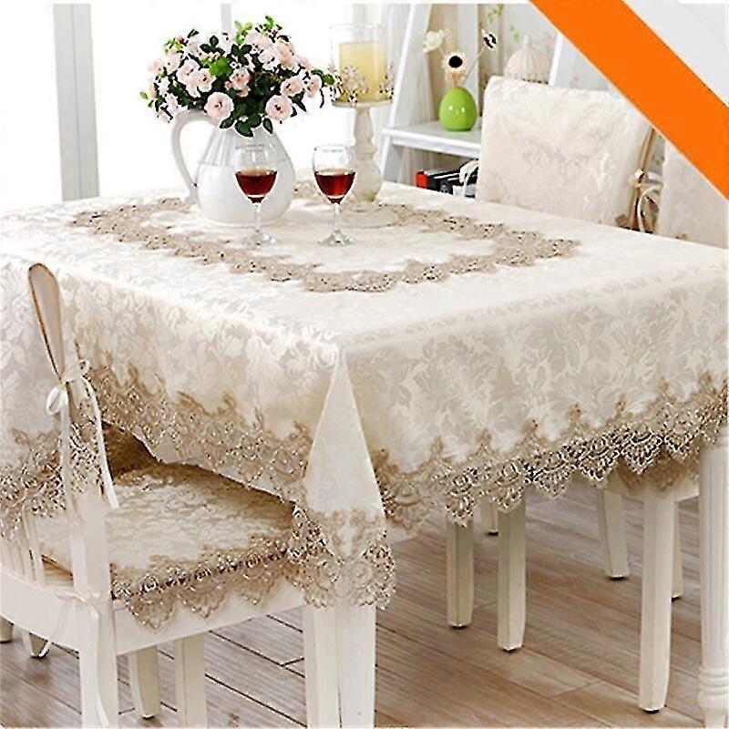 classical round tablecloth for table decor lace elegant table cloth