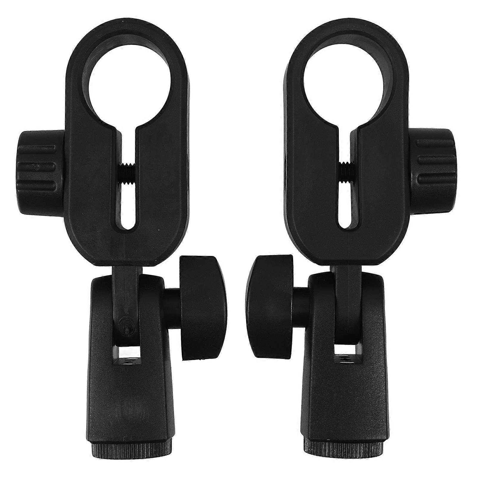 2Pcs Microphone Clip Holders Mic Clips Plastic Mic Clamp Replacement Compatible for Levitt 240