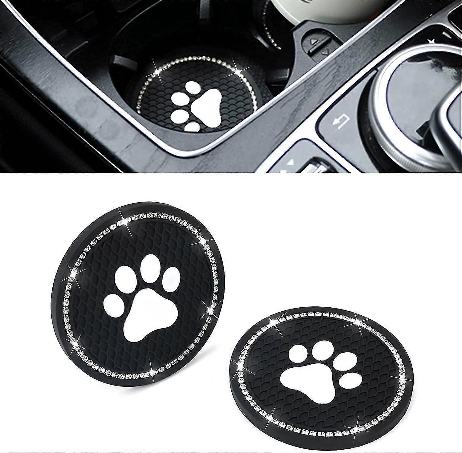 2pcs Universal 2,75 Polegadas Anti-deslizamento Suporte de copo de veículo de silicone