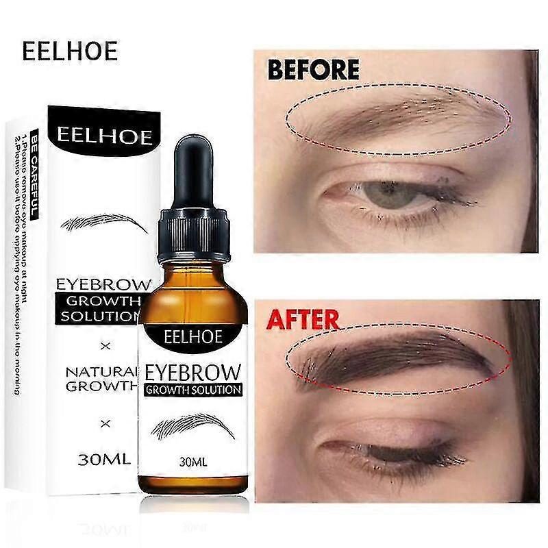 Siero naturale per la crescita delle ciglia delle sopracciglia Fast Grow Eyelash Sopracciglia Olio essenziale Sopracciglia in crescita Cura spessa ...