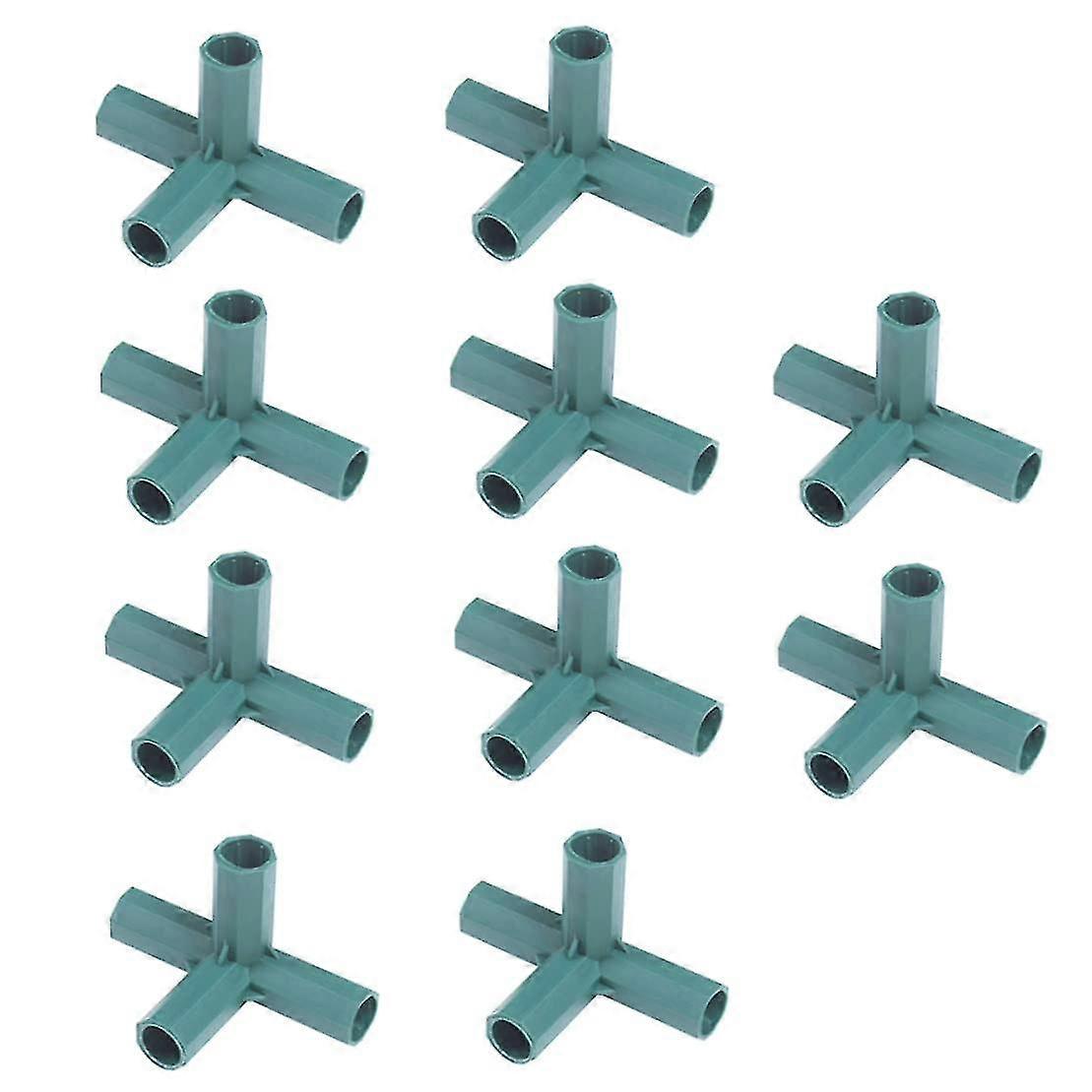 10 قطع موصلات إطار الدفيئة حصص النبات البستنة إطار موصلات البناء 11 ملليمتر بلاستيك 3/4 طريقة الزاوية جيدة