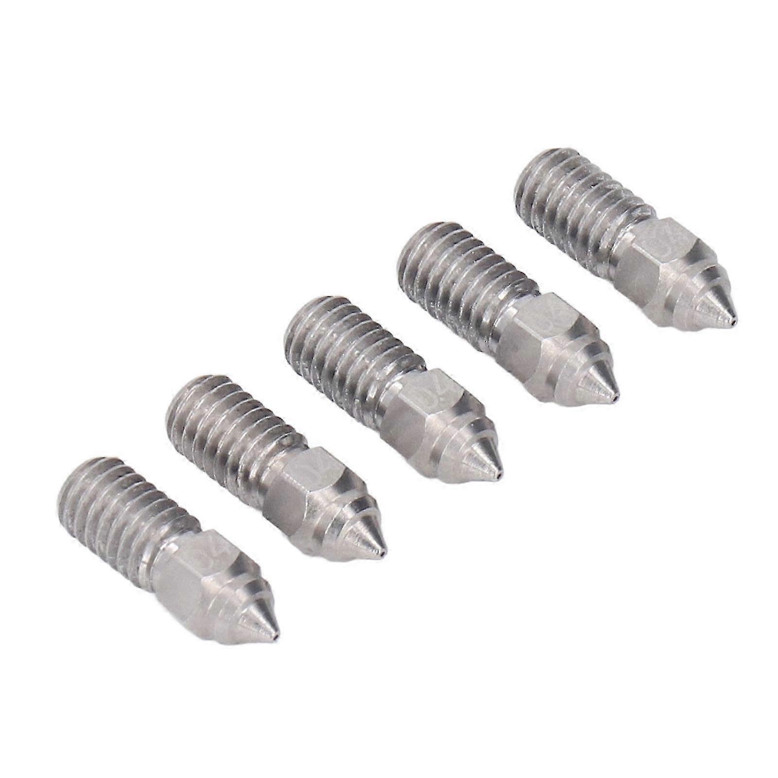 لمجموعة فوهات 0.4 مم عالية التدفق مقاومة لدرجة الحرارة العالية - فوهات طابعة ثلاثية الأبعاد من الفولاذ المقاوم للصدأ ل Elegoo Neptune 4 Neptune 4 Pro ، 10 قطع