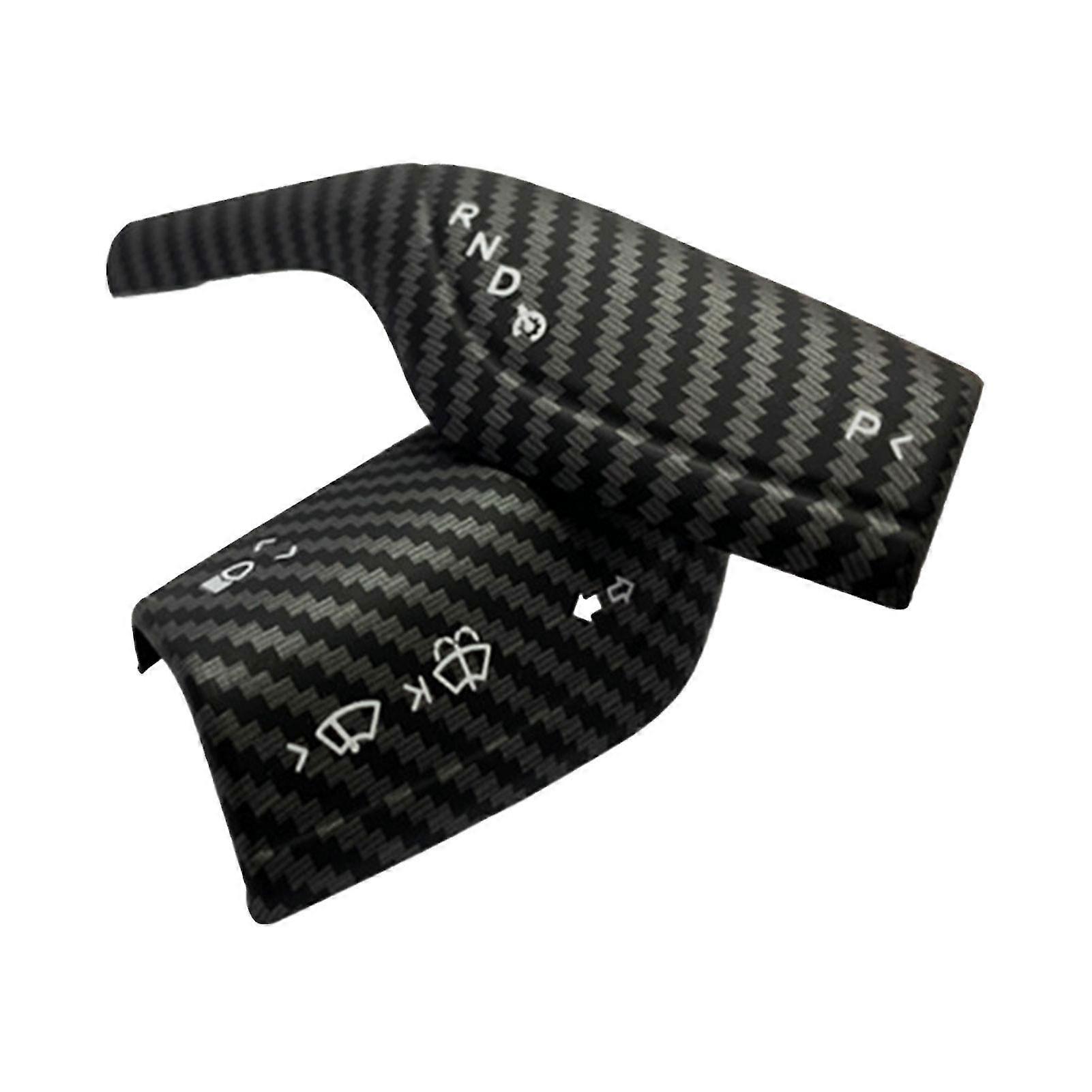 2pcs/pack ABS Trim Easy Install Steering Lever Cover Car Fit For Tesla Model3 Y