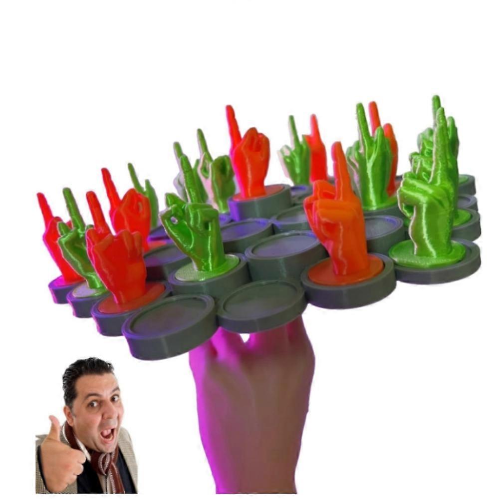 Middle Finger Balance Game, Balance Board Game for 18 Piece Set