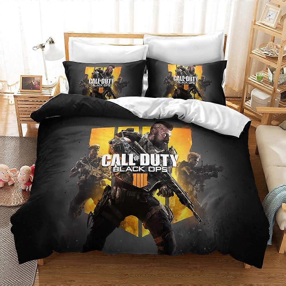 Kerota Copripiumino Double Size Call of Duty Game Set di biancheria da letto 100% set letto in cotone Copripiumini reversibili con federe) Single13...