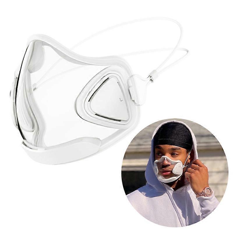 Clear Face Mask Transparent Protective Face Shield Reusable Anti Smog Mask