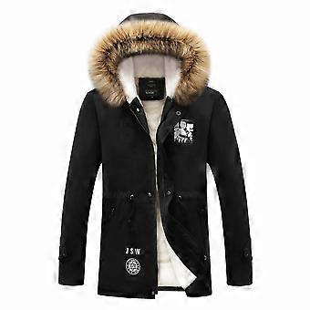 Mode Fourrure Doublure Veste Parkas Hommes 2023 Hiver Épais Chaud Veste Homme Et Manteaux Casual Manteau À Capuche Vêtements Amoureux Vêtements