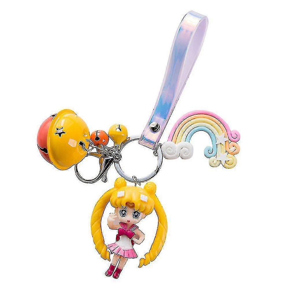 sailor Moon Keychain Key Ring Women's Car Key Chain Pendant
