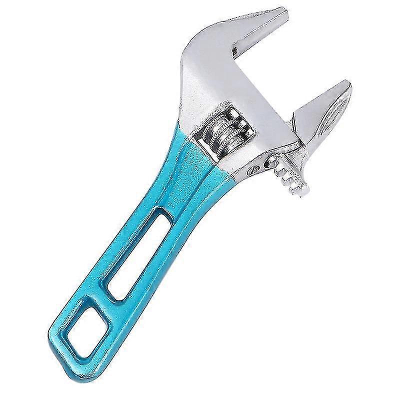 Multifunctional Short Handle Wrench Adjustable Spanner Bathroom Monkey Wrench Red (maximum Opening 31mm)