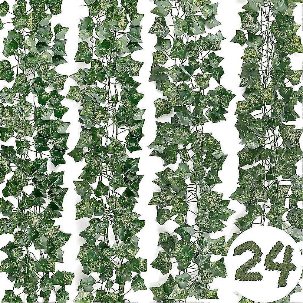 Ivy Garland Artificial Plants 24 Pieces Ivy Artificial Plant, 168 Ft Outdoor