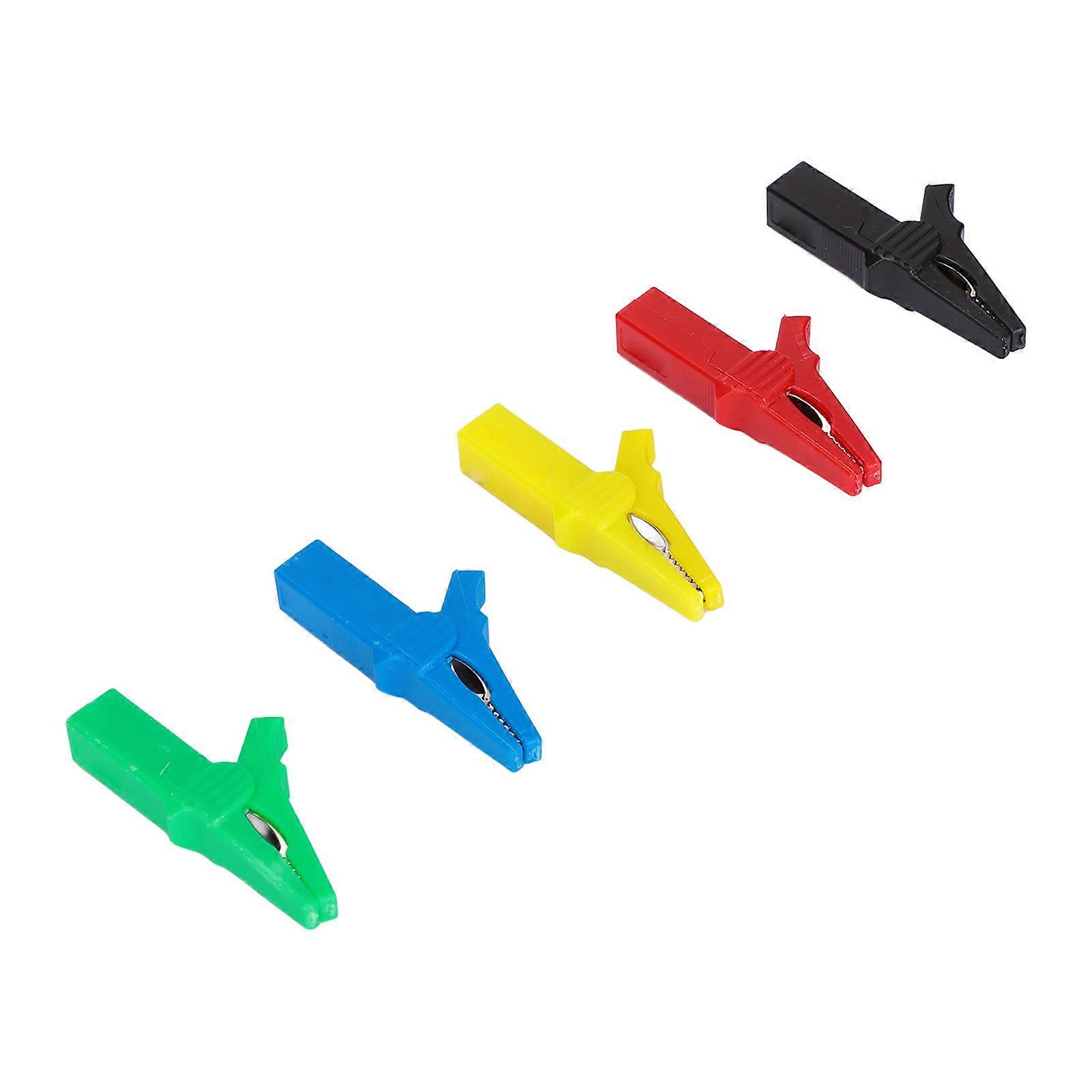 10PCS Battery Safety Clamp 4mm Banana Jack Rear Brass Full PA Sheath 5 Color for Power Inverters Regulators