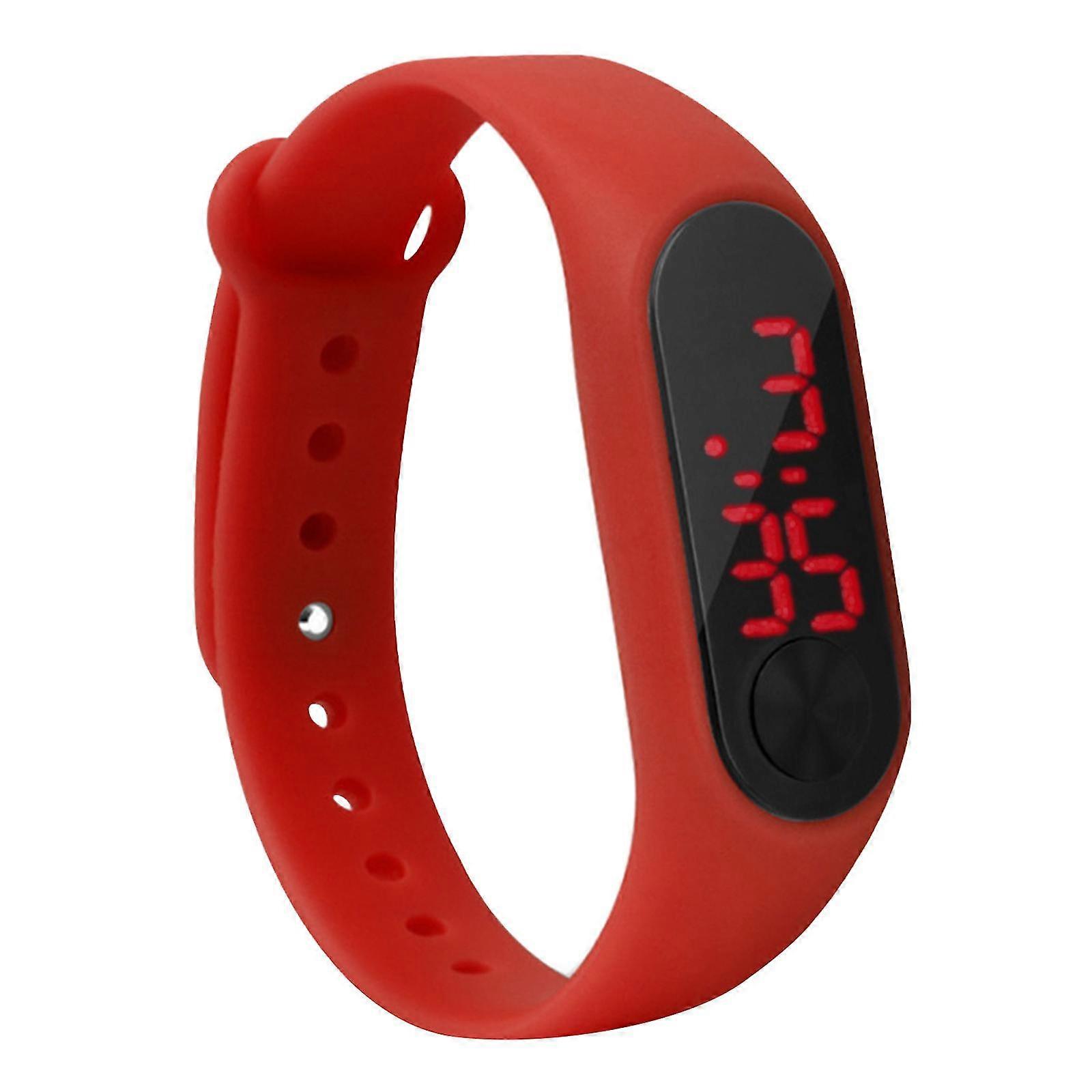 Unisex Sport Watch Led Digital Silicone Strap Creative Hand Ring Electronic Watc