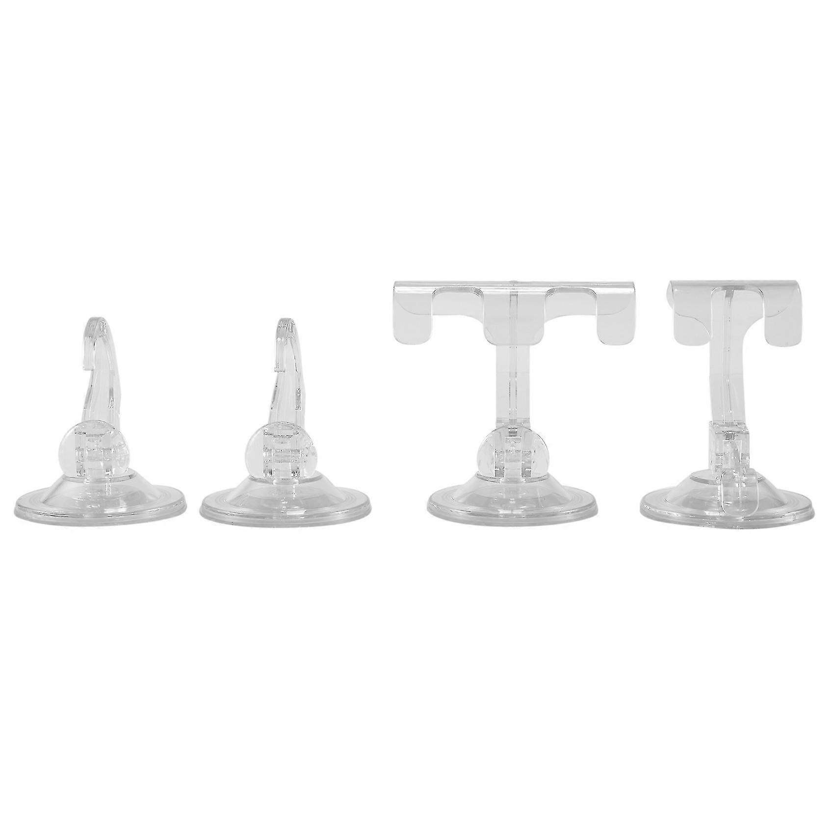 Bathroom Suction Hooks, Reusable Shower Hook (4-pack) Vacuum Suction Cup Hook - Holder - Multi-use