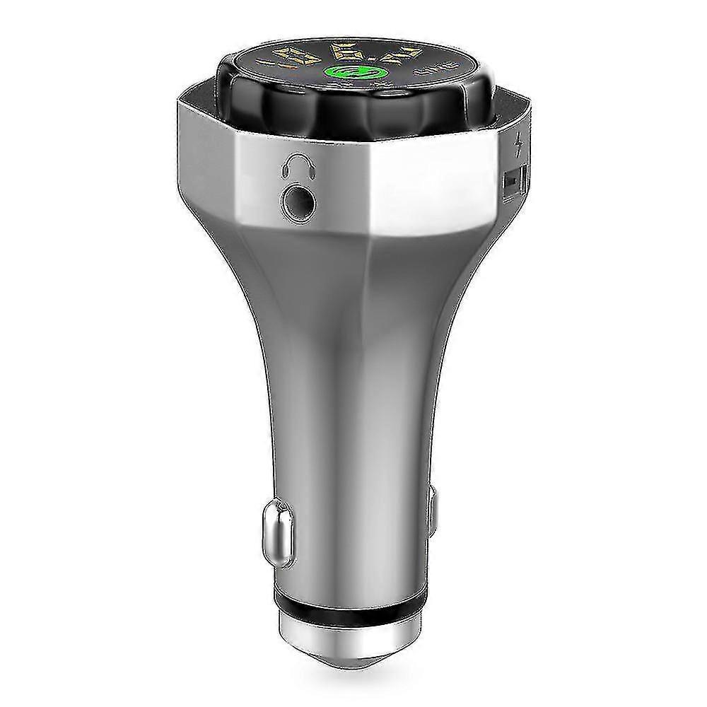 Ap06 Multi-functional Wireless Bluetooth Fm Transmitter Hands-free Car Charger Safety Hammer Car Kit