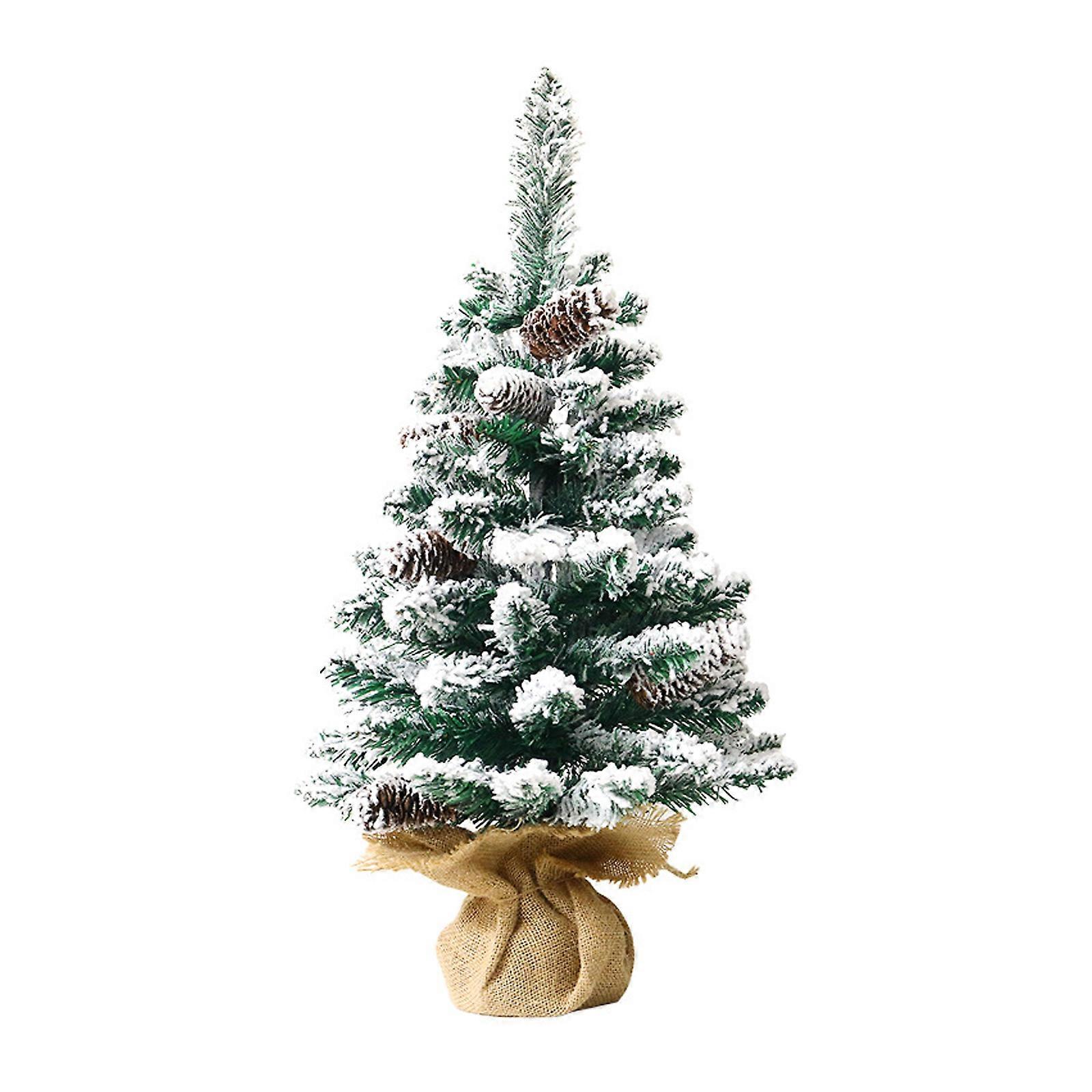Mini Christmas Tree Plush Desktop Snow Tree Christmas Tree -45cm Christmas Tree Regular Edition