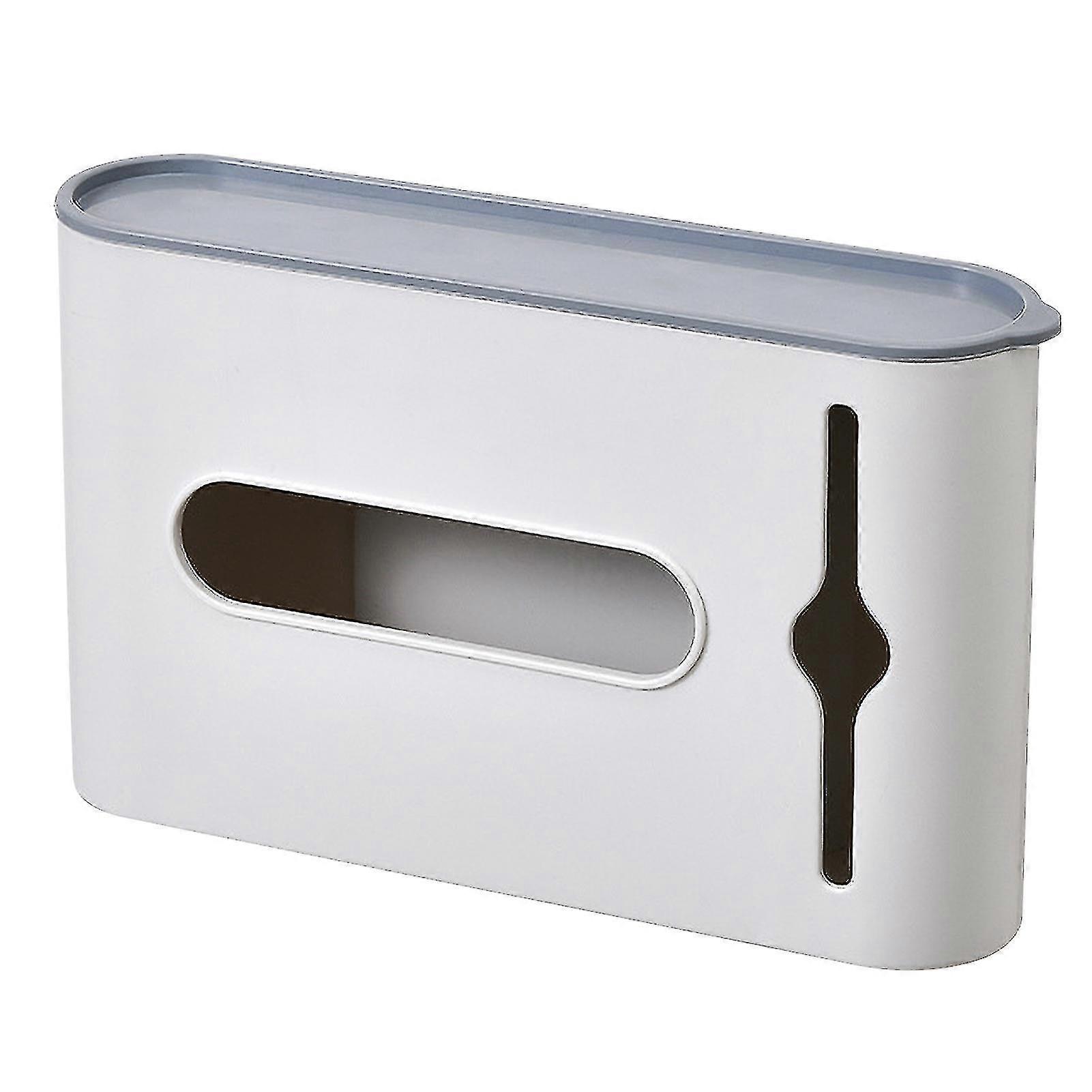 1 Garbage Bag Storage Box White