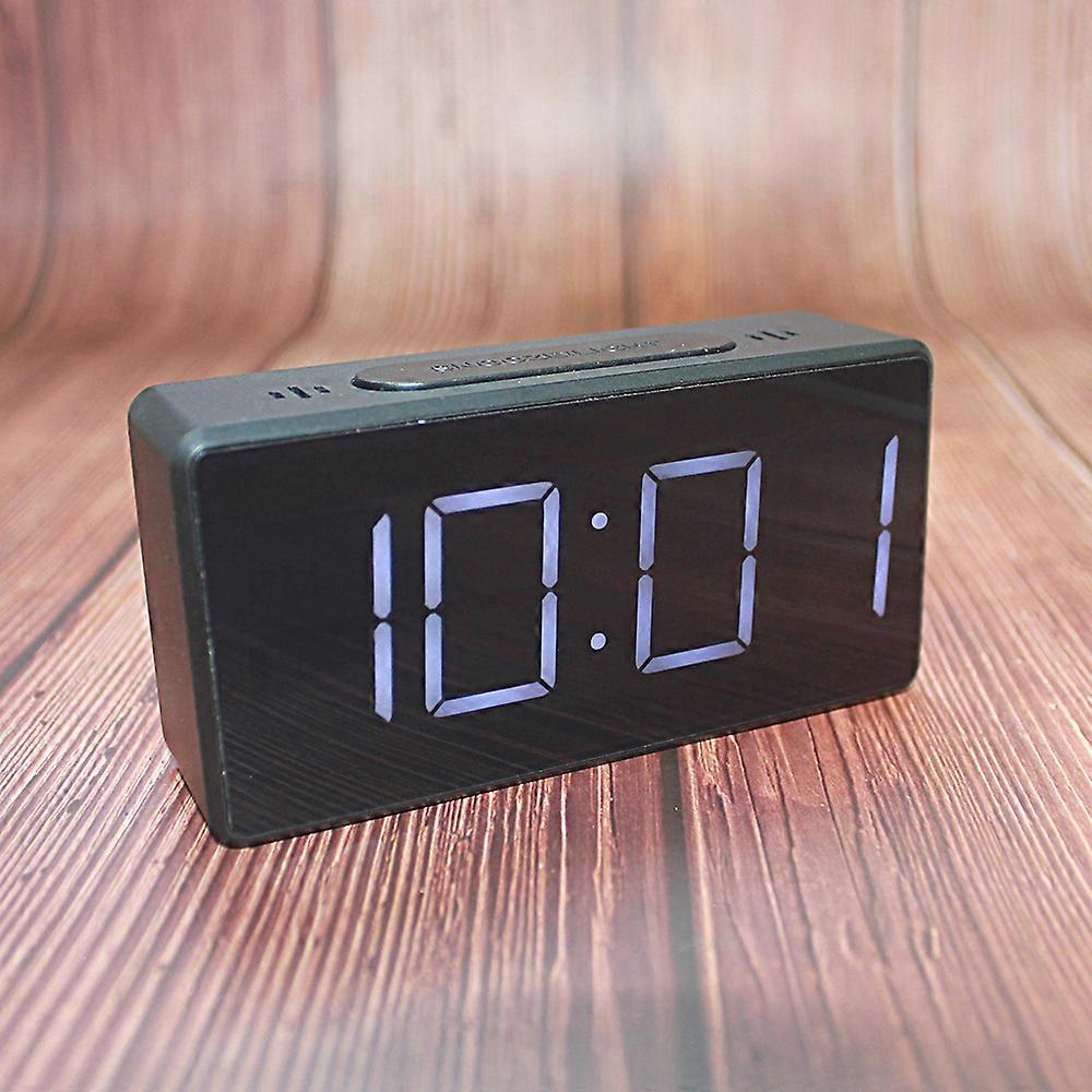 Bedroom alarm clock LED large screen clock USB charging interface