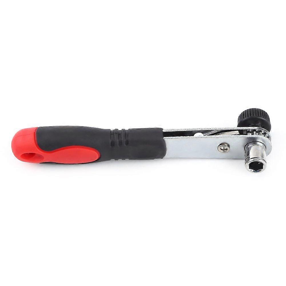 JS - 1/4 Inch Ratchet, Adjustable Wrench Handle for Screwdriver Bits or Sockets Handy Tool