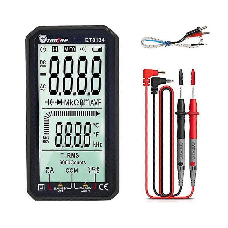 4.7&quot; LCD Screen Multimeter Direct Current Voltage Current AC Voltage Current Measurement Capacitance Resistance Measuring Tools
