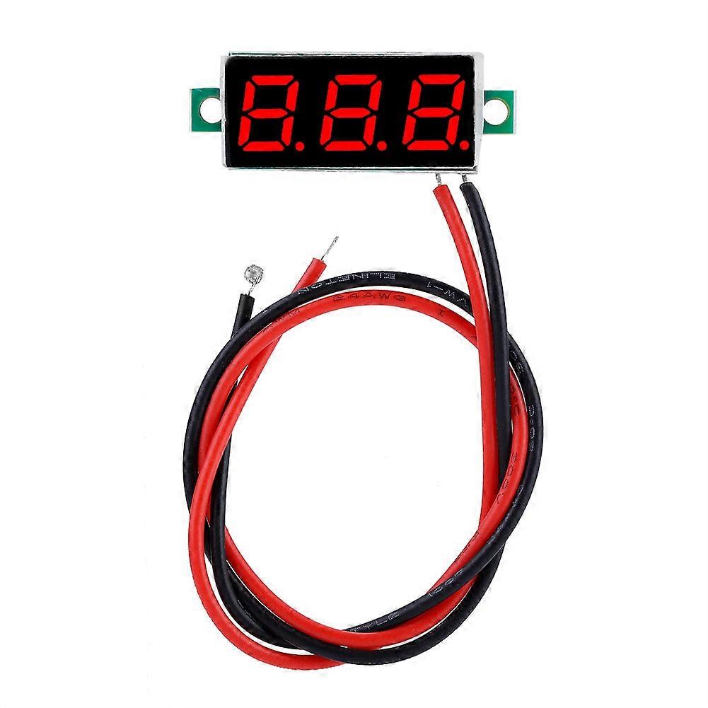 1pc Digital 0.28LED Display Voltmeter DC Voltage Meter Panel 2.5-30V (Red)