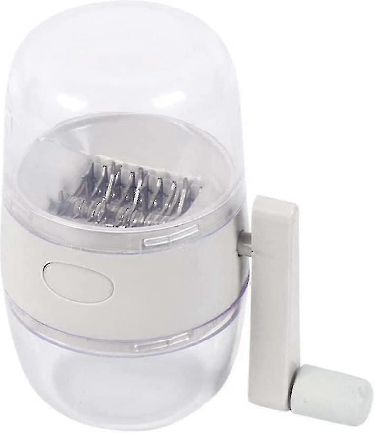 Th Manual Nut Grinder,nut Chopper Manual Nut Grinder Multifunctional Nut Chopper With Non-slip Base For Dried Fruit Peanut Mash Grinding Devicewhite1