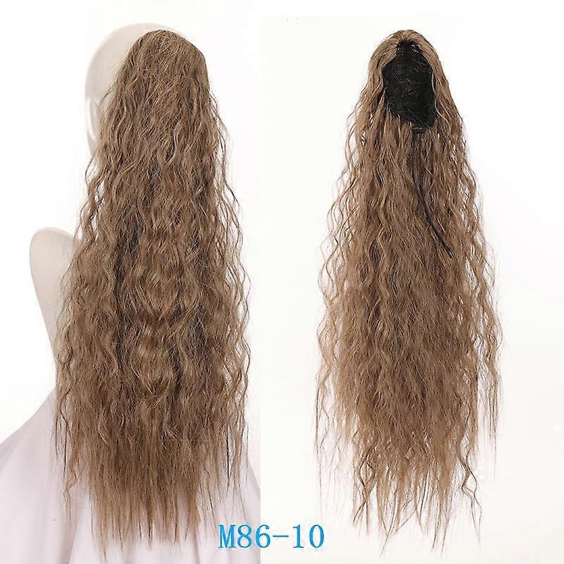 Κορδόνι περίσφιξης Ρουφηξιά Long Kinky Afro Curly Ponytail Synthetic African American Hair Extension Ponytail Clip In Hairpiece