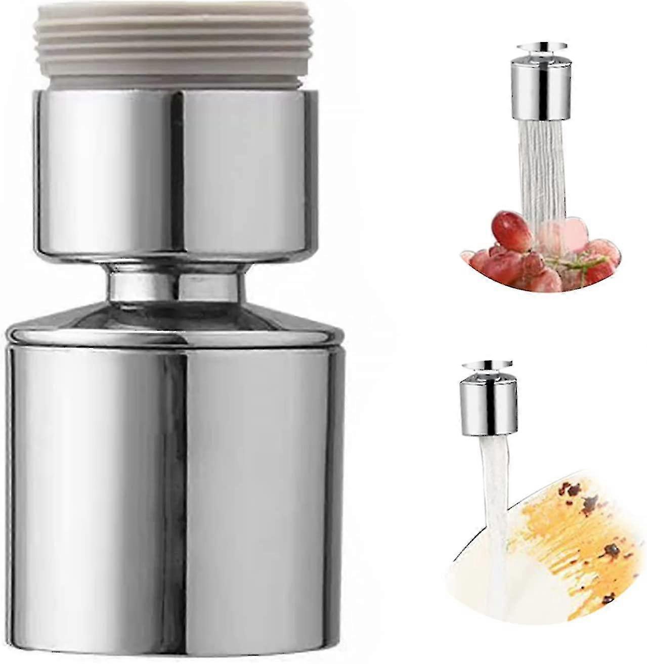 360 Swivel Aerator Filter Faucet, Faucet Aerator, Dual Function Aerator, Rotating Aerator, For Taps With M22 External Thread Or M24 Internal Thread, (