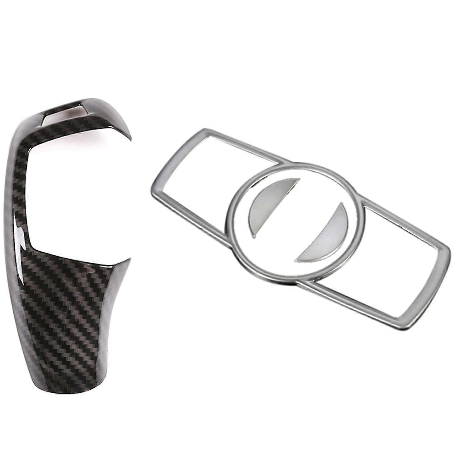 Car Interior Headlight Head Light Switch Button Decor Frame Trim Sticker with Car Right Drive Gear