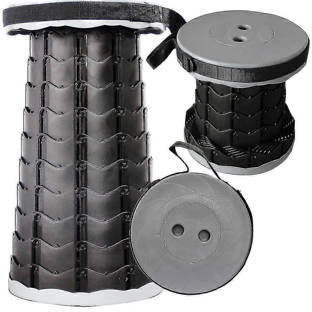 Portable Camping Folding Chair Stool Height Adjustable Telescopic Folding Stool Telescopic Stool