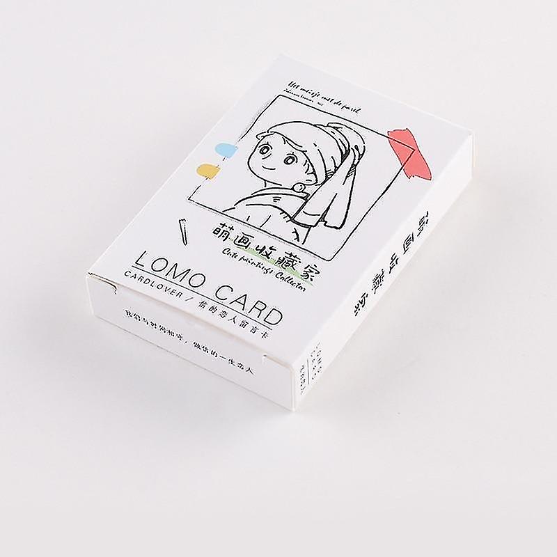28枚/セットかわいい絵画コレクションロモカード漫画