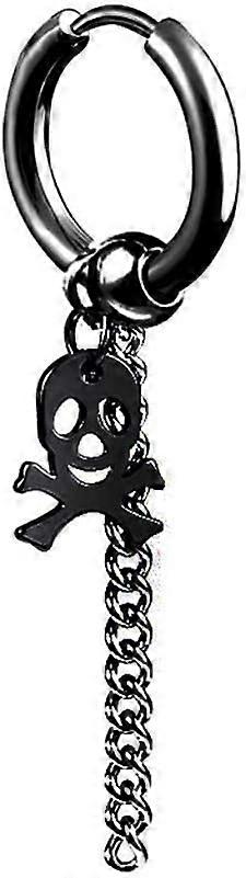 Gothic Long Dangle Chain Tassel Hook Ear Bone Cuff Clip Earring Comfortable and Environmentally