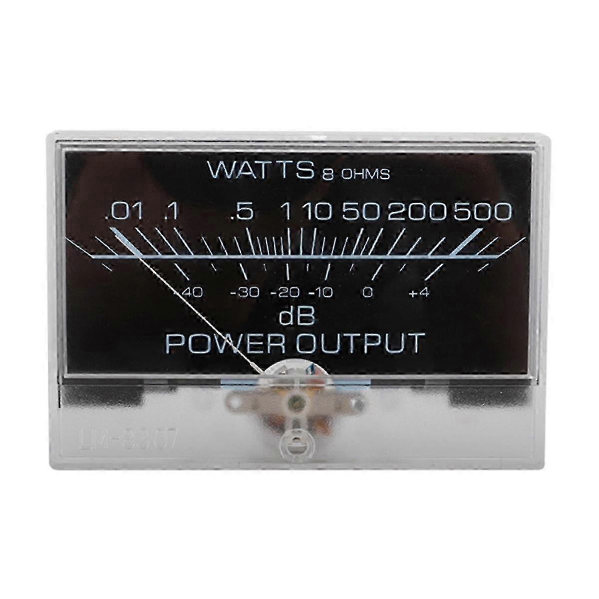 12-16V VU Meter Analog Panel Audios Level Meter for Power Amplifier VU Meter