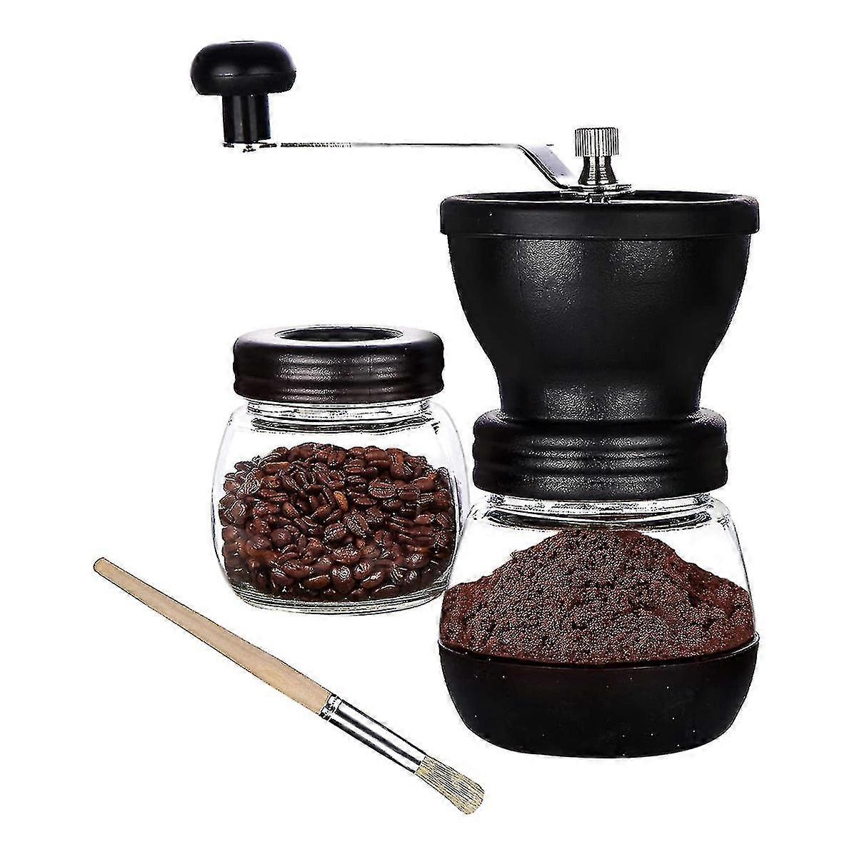Manual Coffee Bean Grinder With Ceramic Burr For Espresso